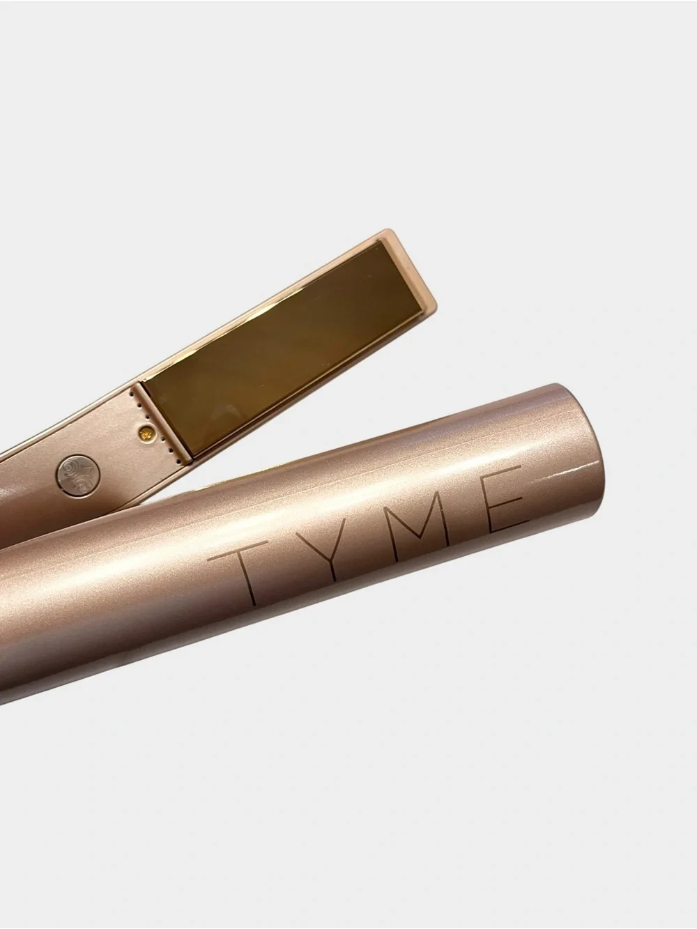 TYME Rose Gold Hair Straightener Flat Iron Curling Iron Styling Tool